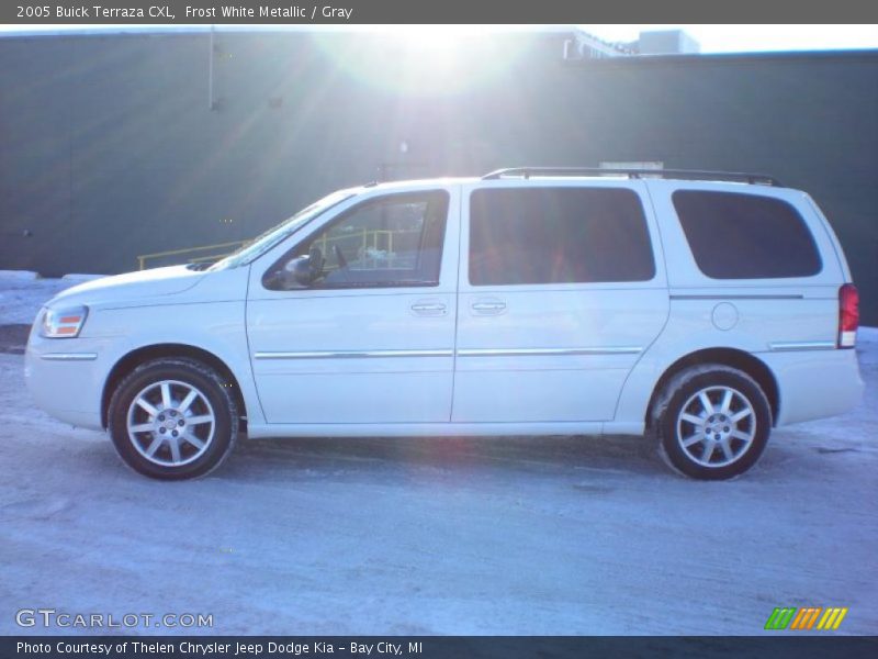 Frost White Metallic / Gray 2005 Buick Terraza CXL