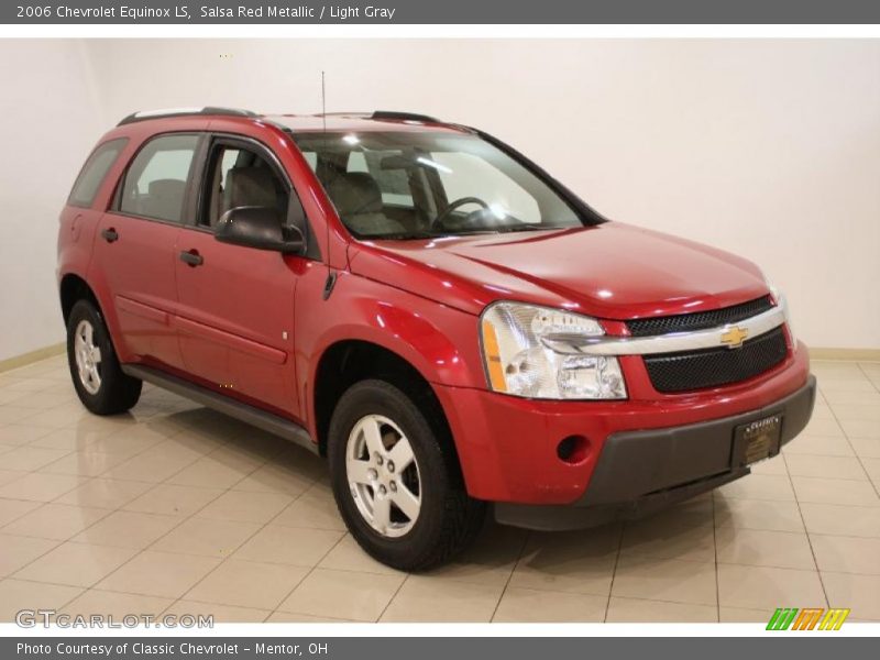 Salsa Red Metallic / Light Gray 2006 Chevrolet Equinox LS