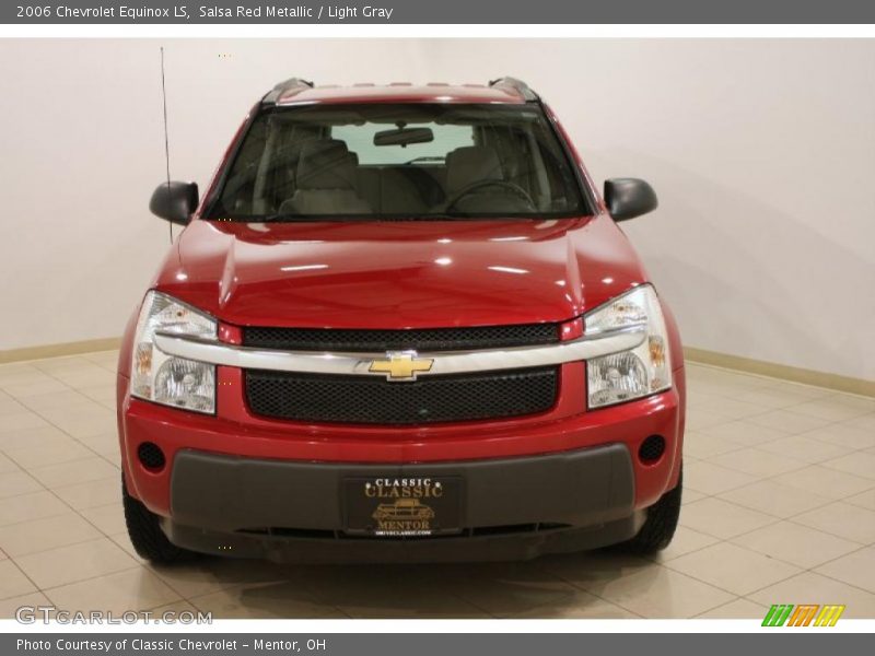 Salsa Red Metallic / Light Gray 2006 Chevrolet Equinox LS