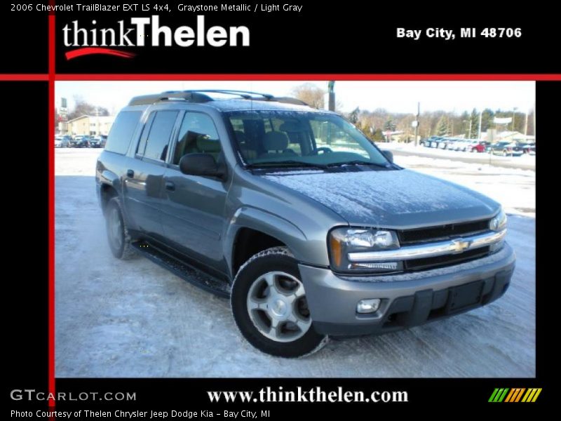 Graystone Metallic / Light Gray 2006 Chevrolet TrailBlazer EXT LS 4x4
