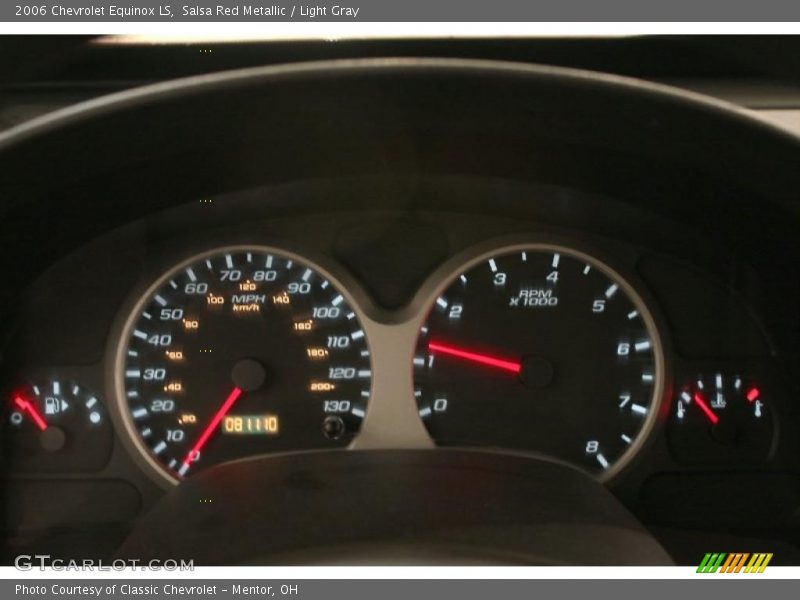 Salsa Red Metallic / Light Gray 2006 Chevrolet Equinox LS