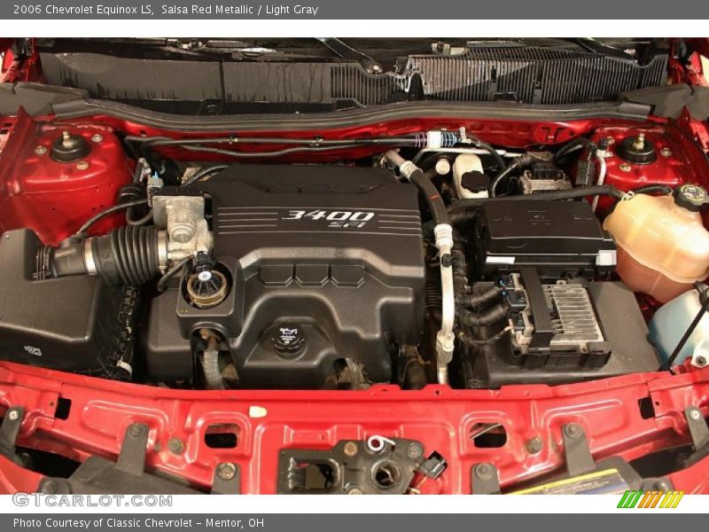 Salsa Red Metallic / Light Gray 2006 Chevrolet Equinox LS