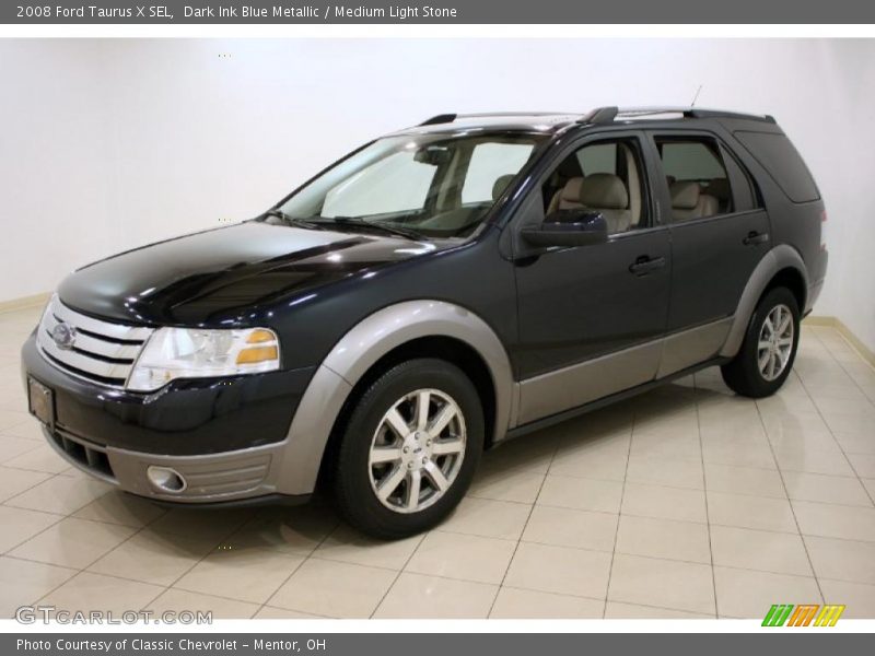 Dark Ink Blue Metallic / Medium Light Stone 2008 Ford Taurus X SEL