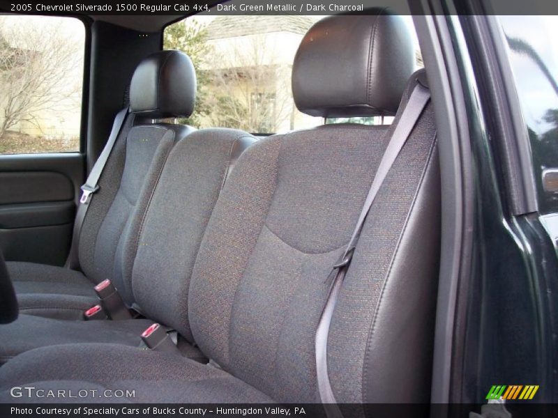 Dark Green Metallic / Dark Charcoal 2005 Chevrolet Silverado 1500 Regular Cab 4x4