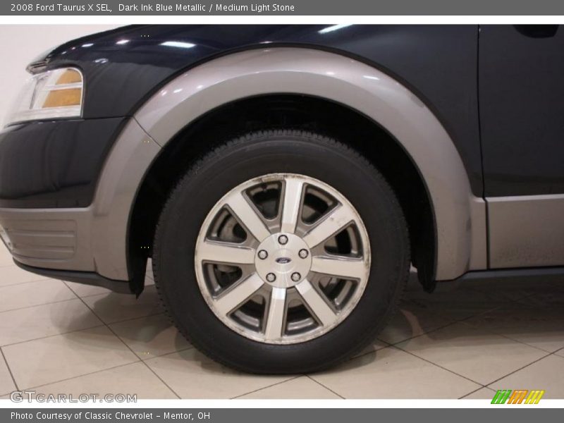 Dark Ink Blue Metallic / Medium Light Stone 2008 Ford Taurus X SEL