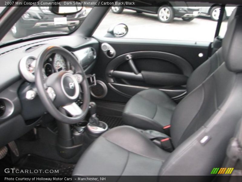 Dark Silver Metallic / Carbon Black/Black 2007 Mini Cooper S Convertible