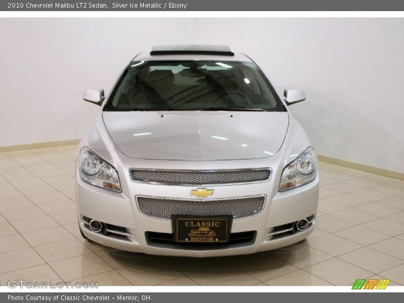 Silver Ice Metallic / Ebony 2010 Chevrolet Malibu LTZ Sedan