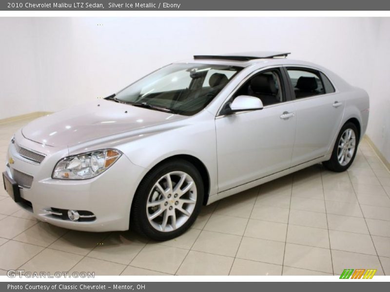 Silver Ice Metallic / Ebony 2010 Chevrolet Malibu LTZ Sedan