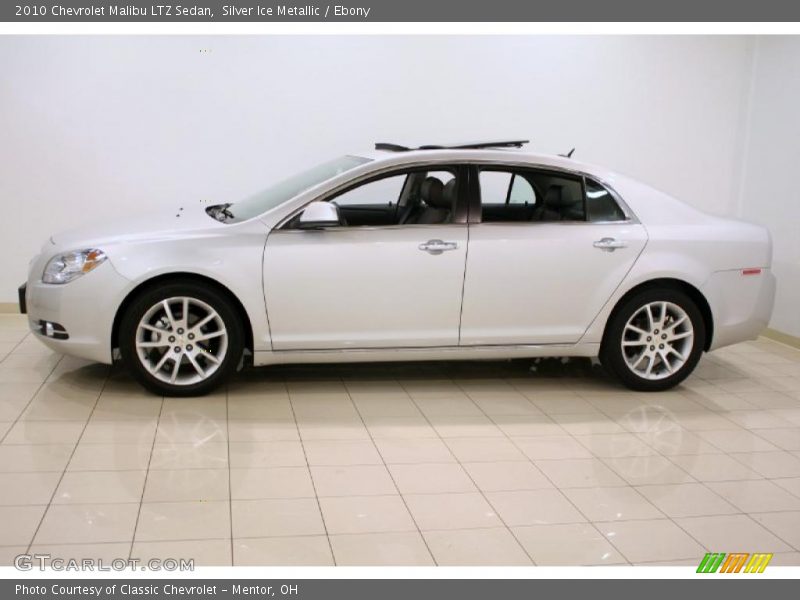 Silver Ice Metallic / Ebony 2010 Chevrolet Malibu LTZ Sedan