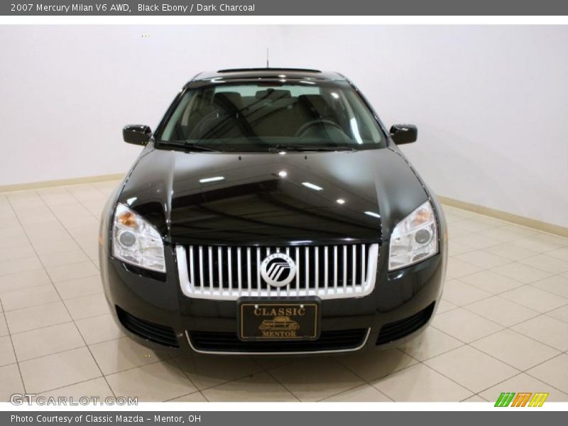 Black Ebony / Dark Charcoal 2007 Mercury Milan V6 AWD