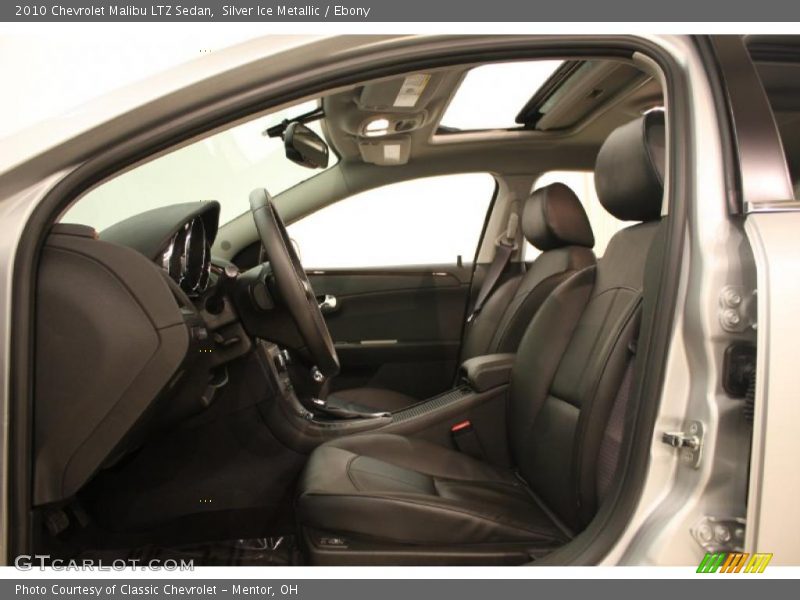 Silver Ice Metallic / Ebony 2010 Chevrolet Malibu LTZ Sedan
