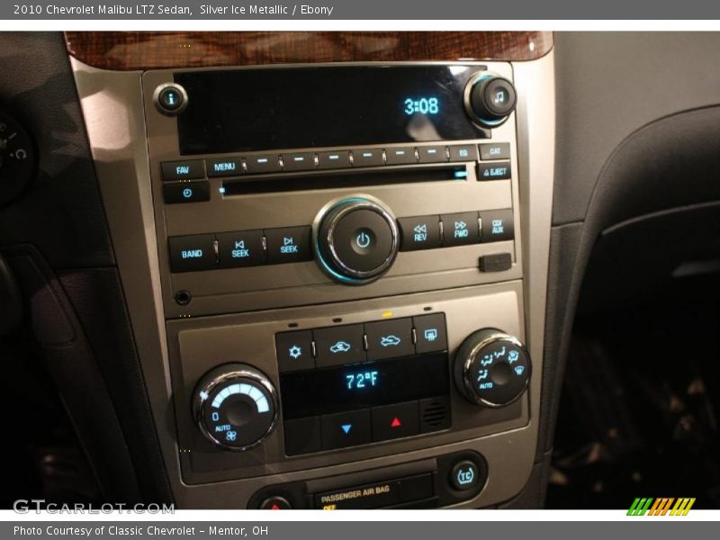Silver Ice Metallic / Ebony 2010 Chevrolet Malibu LTZ Sedan