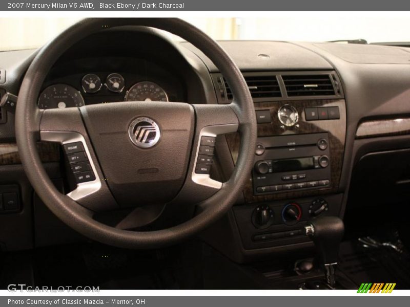 Black Ebony / Dark Charcoal 2007 Mercury Milan V6 AWD