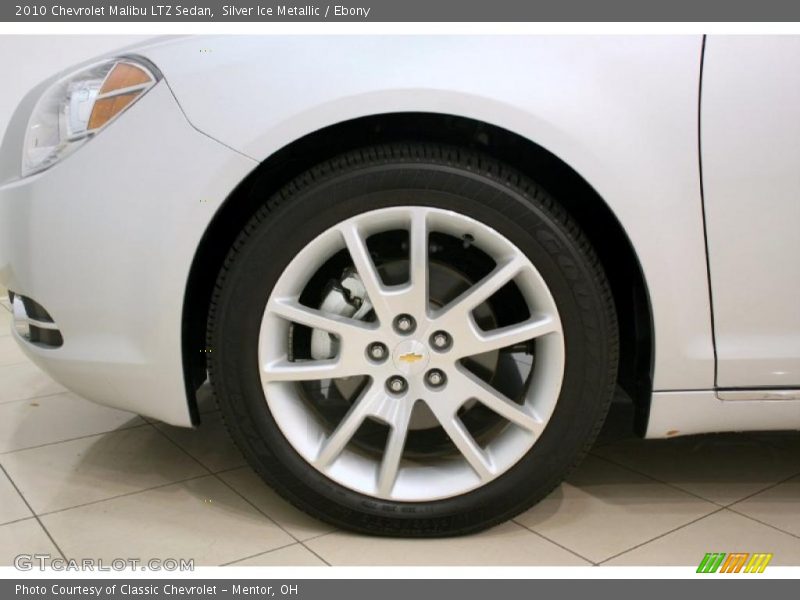 Silver Ice Metallic / Ebony 2010 Chevrolet Malibu LTZ Sedan