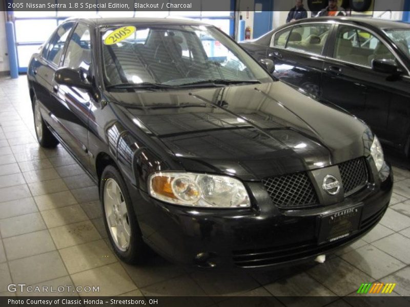 Blackout / Charcoal 2005 Nissan Sentra 1.8 S Special Edition