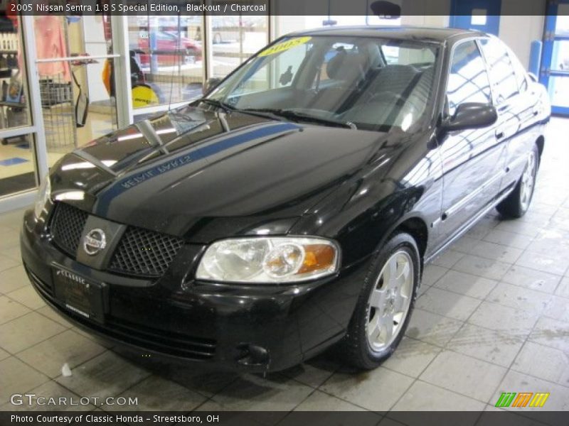 Blackout / Charcoal 2005 Nissan Sentra 1.8 S Special Edition