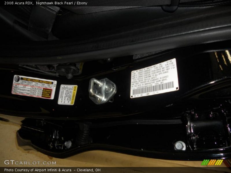 Nighthawk Black Pearl / Ebony 2008 Acura RDX