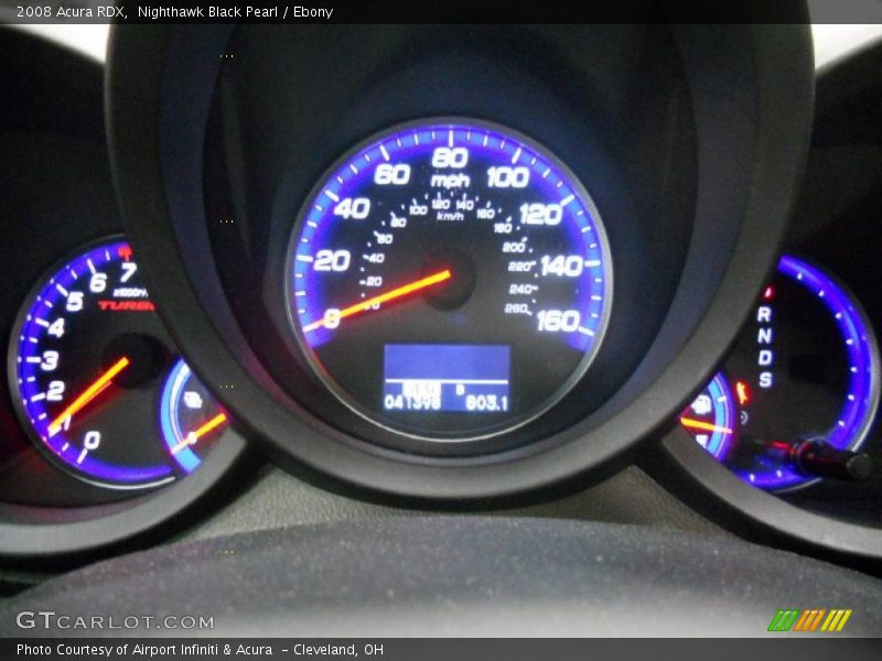 Nighthawk Black Pearl / Ebony 2008 Acura RDX