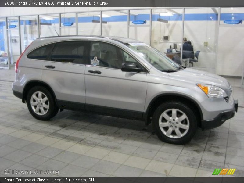 Whistler Silver Metallic / Gray 2008 Honda CR-V EX 4WD