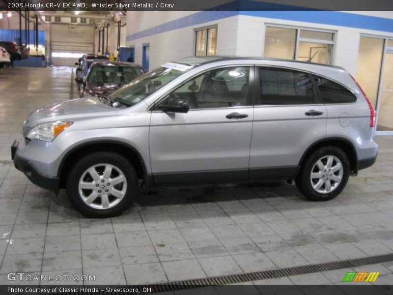 Whistler Silver Metallic / Gray 2008 Honda CR-V EX 4WD