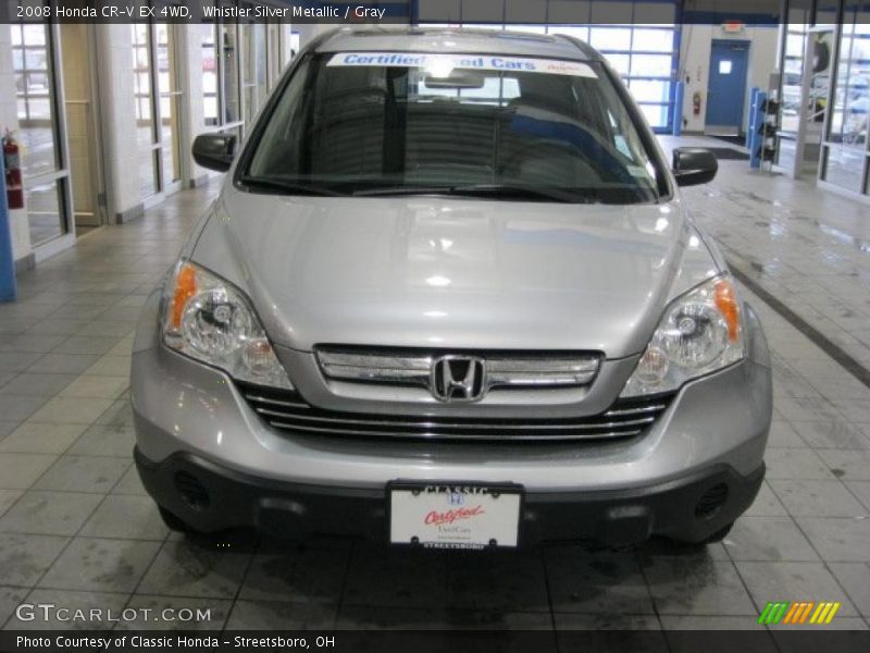 Whistler Silver Metallic / Gray 2008 Honda CR-V EX 4WD