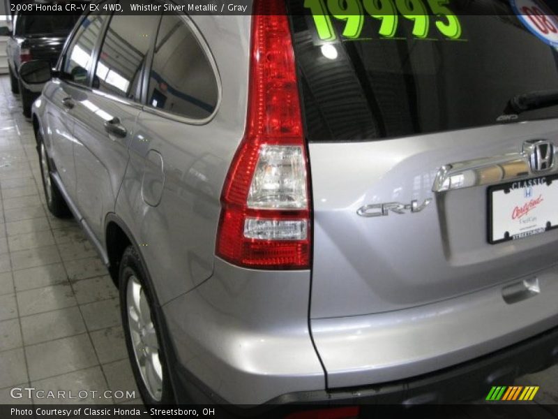 Whistler Silver Metallic / Gray 2008 Honda CR-V EX 4WD