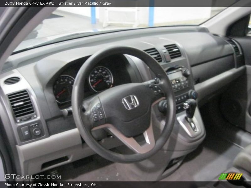 Whistler Silver Metallic / Gray 2008 Honda CR-V EX 4WD