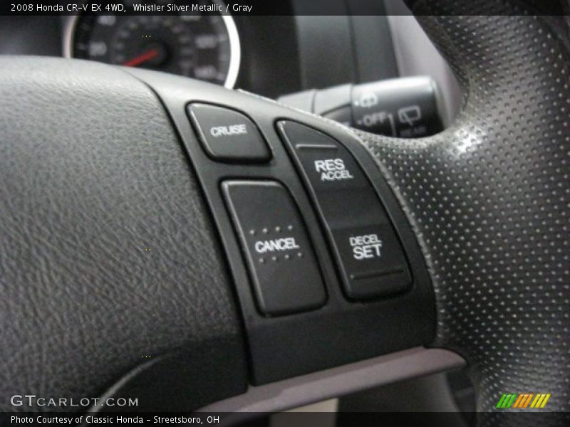 Whistler Silver Metallic / Gray 2008 Honda CR-V EX 4WD