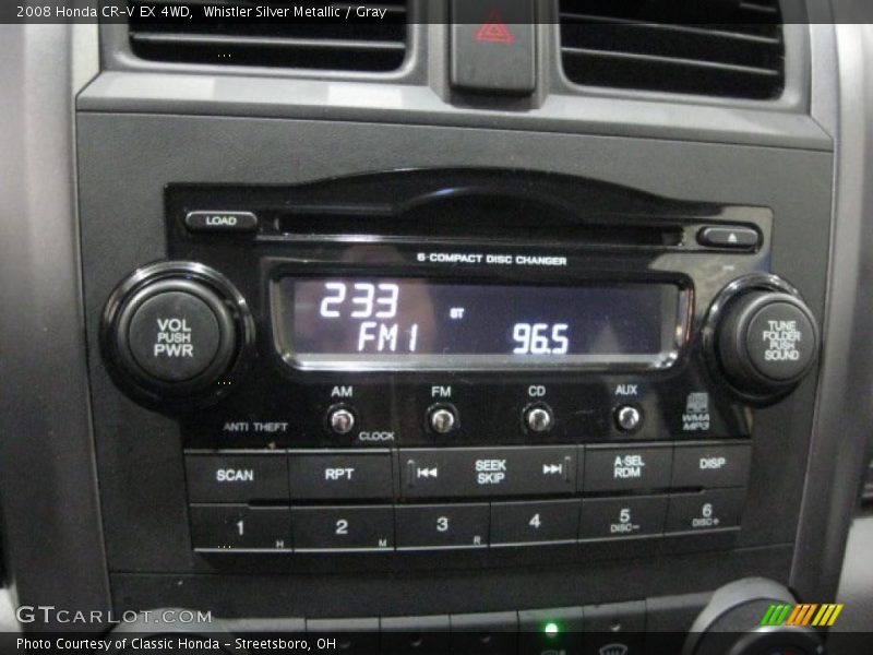 Whistler Silver Metallic / Gray 2008 Honda CR-V EX 4WD