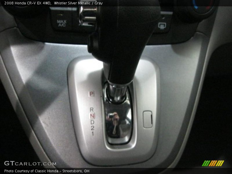 Whistler Silver Metallic / Gray 2008 Honda CR-V EX 4WD