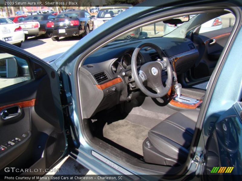 Silver Moss / Black 2009 Saturn Aura XR