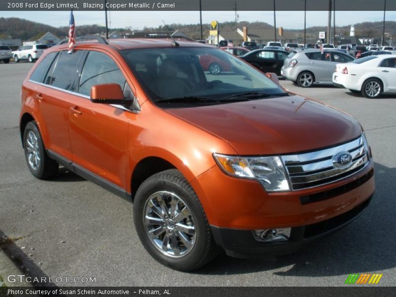 Blazing Copper Metallic / Camel 2008 Ford Edge Limited