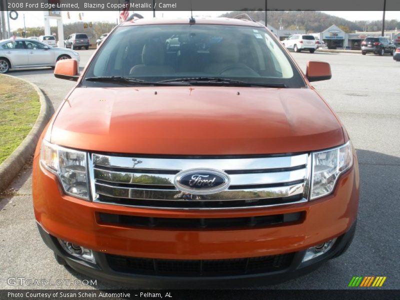 Blazing Copper Metallic / Camel 2008 Ford Edge Limited