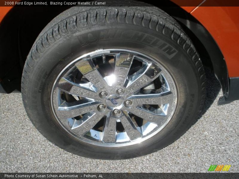 Blazing Copper Metallic / Camel 2008 Ford Edge Limited