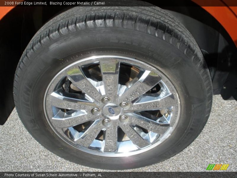 Blazing Copper Metallic / Camel 2008 Ford Edge Limited