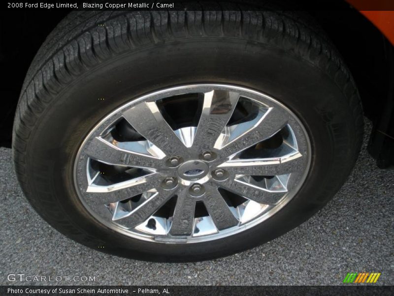 Blazing Copper Metallic / Camel 2008 Ford Edge Limited