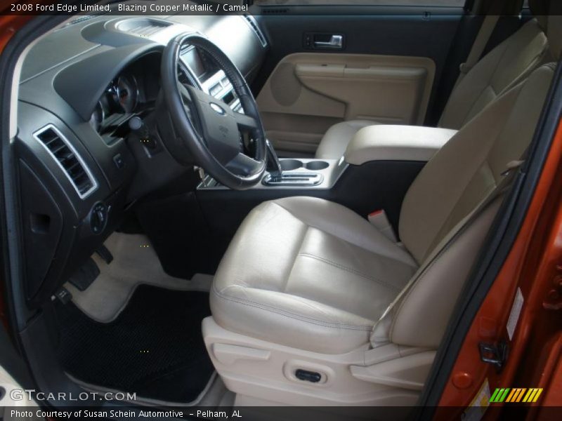Blazing Copper Metallic / Camel 2008 Ford Edge Limited