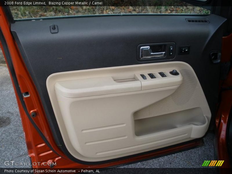 Blazing Copper Metallic / Camel 2008 Ford Edge Limited