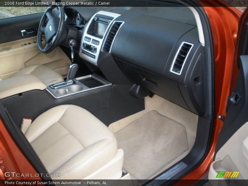 Blazing Copper Metallic / Camel 2008 Ford Edge Limited