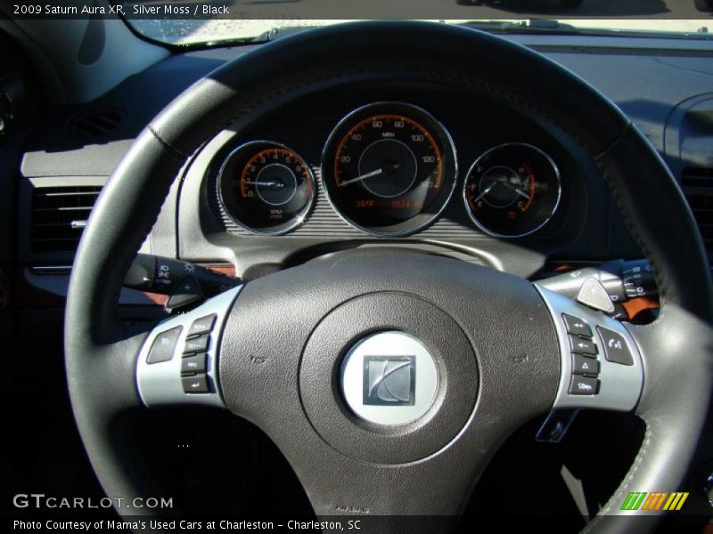 Silver Moss / Black 2009 Saturn Aura XR