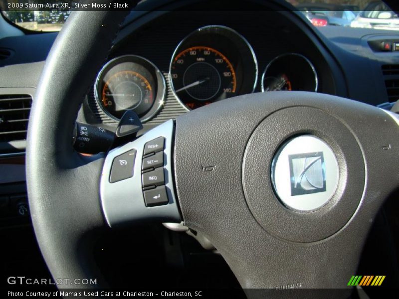 Silver Moss / Black 2009 Saturn Aura XR