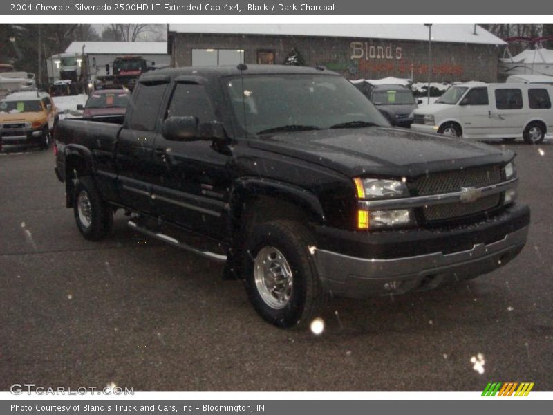 Black / Dark Charcoal 2004 Chevrolet Silverado 2500HD LT Extended Cab 4x4