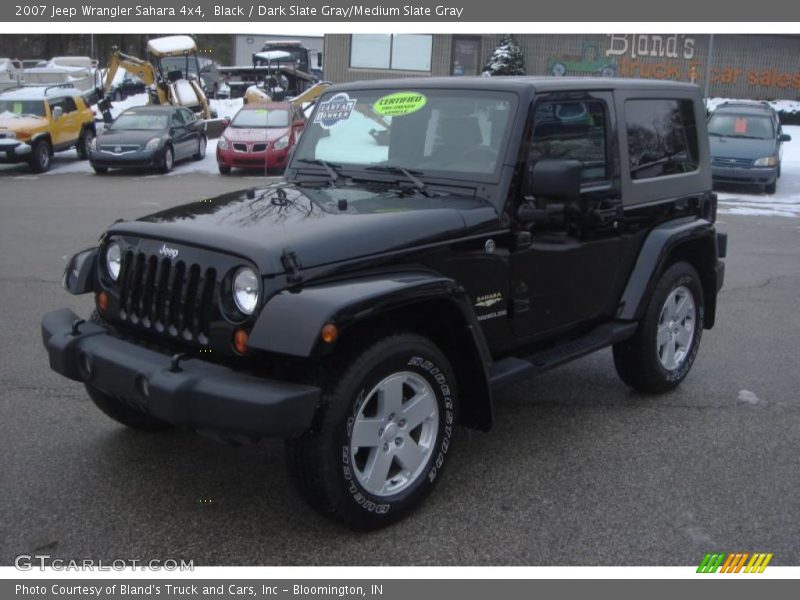 Black / Dark Slate Gray/Medium Slate Gray 2007 Jeep Wrangler Sahara 4x4