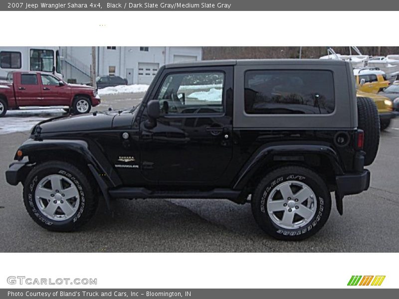 Black / Dark Slate Gray/Medium Slate Gray 2007 Jeep Wrangler Sahara 4x4