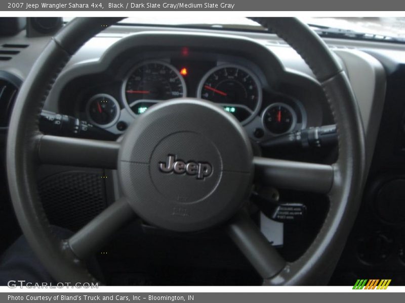 Black / Dark Slate Gray/Medium Slate Gray 2007 Jeep Wrangler Sahara 4x4