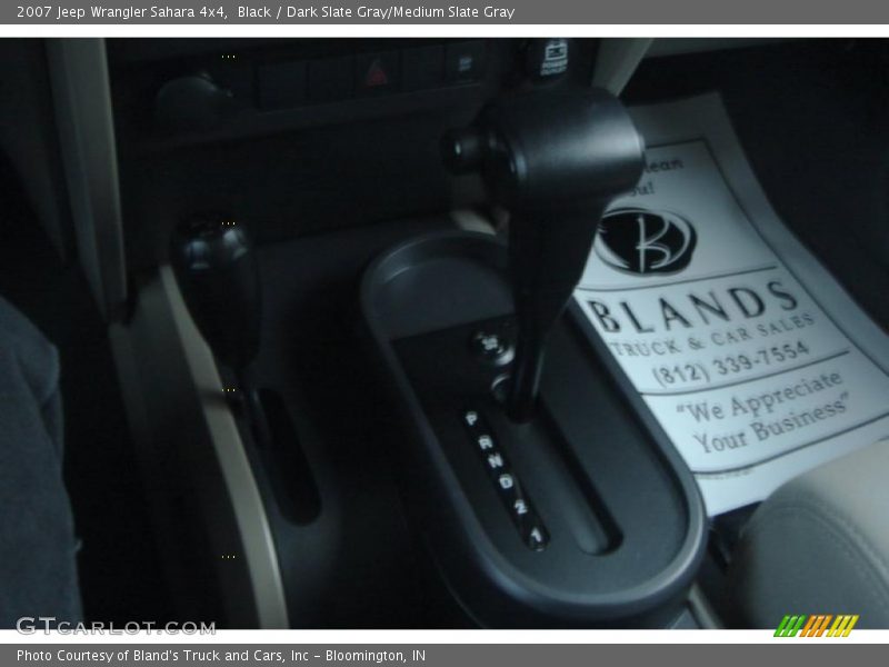 Black / Dark Slate Gray/Medium Slate Gray 2007 Jeep Wrangler Sahara 4x4