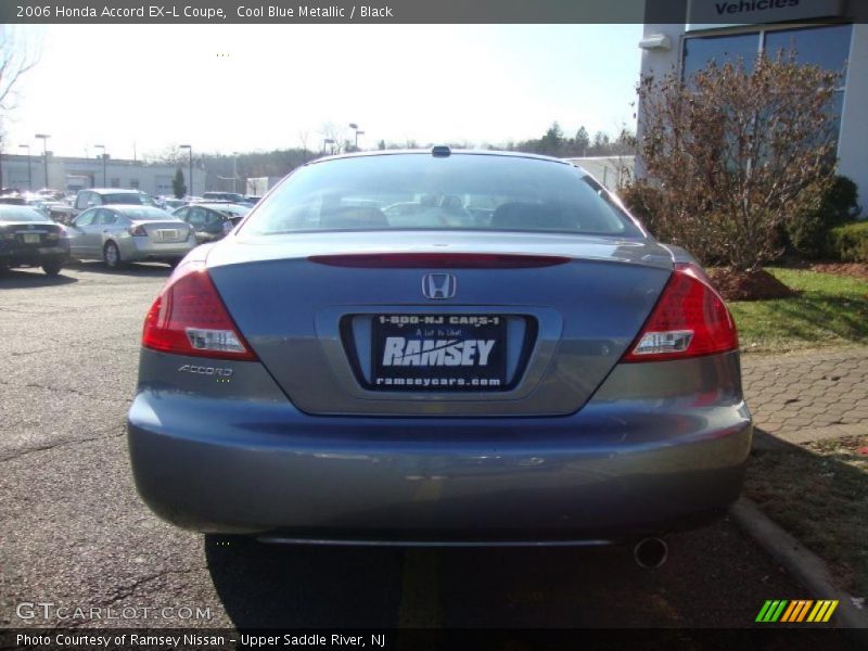 Cool Blue Metallic / Black 2006 Honda Accord EX-L Coupe