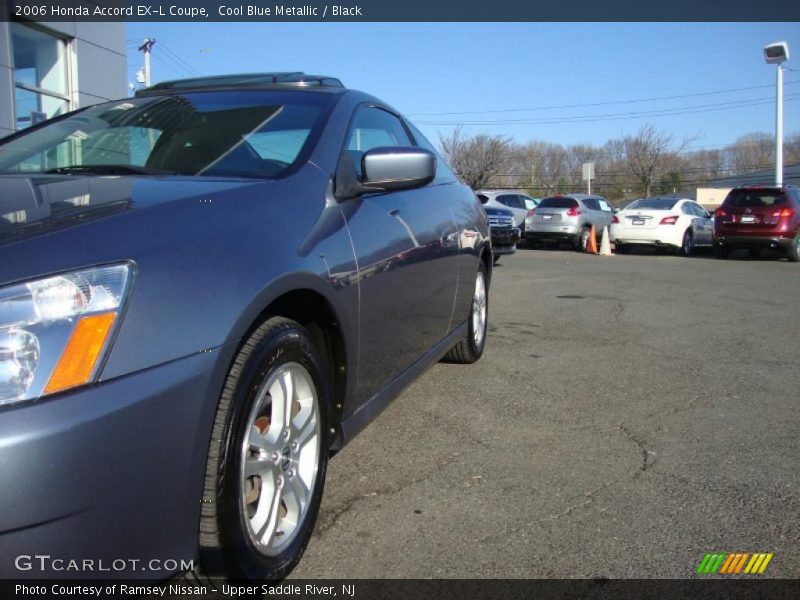Cool Blue Metallic / Black 2006 Honda Accord EX-L Coupe