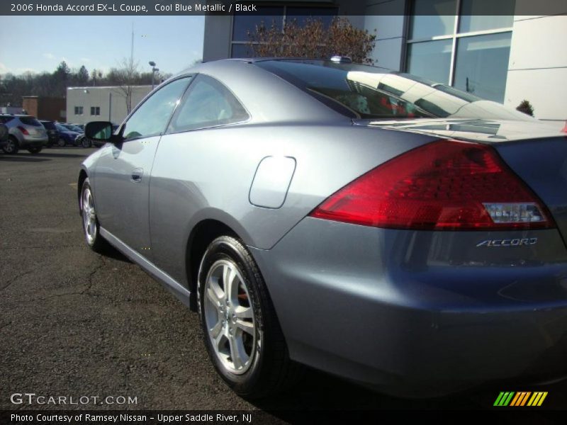 Cool Blue Metallic / Black 2006 Honda Accord EX-L Coupe