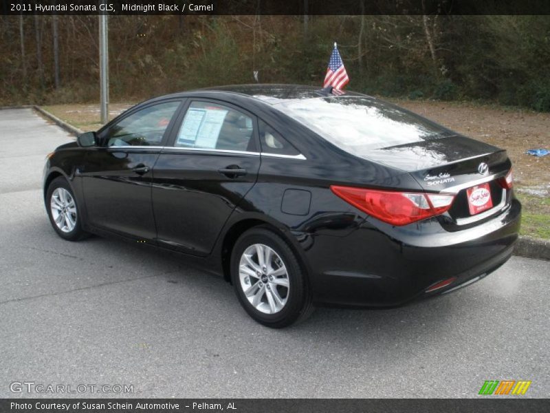 Midnight Black / Camel 2011 Hyundai Sonata GLS